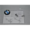 BMW, serratura a cilindro codificabile, adatta per il bauletto delle motociclette BMW R1200, R900, K1200, F750, F850, F650, incluso gettone per il carrello, codice articolo 51257698202