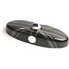Generic MINI R55-R61 Union Jack Coperture Specchietto Retrovisore Interno, Adesivo Specchietti interni per Mini Cooper One/S/JCW R Series R55 R56 R57 R58 R59 R60 R61(Union Jack Nero)