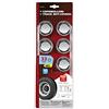 Lampa 97655 Copribulloni Cromati, 33mm Ø, Confezioni da 10