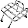F.A. Italia PORTAPACCHI PORTA PACCHI ANTERIORE CROMATO CON RIBALTINA PER VESPA PX PE LML E ADATTABILE ANCHE A VESPA 50 SPECIAL 125 PRIMAVERA ET3 PK