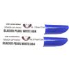 SD COLORS GLACIER WHITE 084 - Kit di riparazione per ritocchi, 12 ml, con pennello per scheggiature e graffi, codice colore 084, bianco perla
