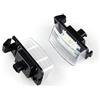 FFOCCO Luci Targa Per Nissan Per GT-R (R35) Per Cube Per Leaf 370Z 350Z 84912FG110 2 pezzi Canbus LED Numero Targa Lampada Bianca Luce targa led