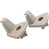 Yurefax 2 pezzi clip di ricambio for visiera parasole, for Chrysler, for 300 300C, for DODGE, for Charger, for MAGNUM, beige Clip per aletta parasole per auto