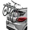 BBROS Portabici Posteriore per Auto | 3 Biciclette | 45kg | 6 Bloccaggi | Sistema Antidistacco | Universale | Omologato
