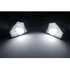 Generico Luce LED Per Mercedes CLA CLS GLA, Logo Proiettato Sullo Specchietto Retrovisore Esterno - Nessun Errore Canbus, Luce LED Laterale Sotto Lo Specchietto Retrovisore