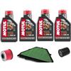 Generico Tagliando compatibile con HONDA X-ADV 750 2017 2018 2019 2020 olio 7100 10W30 + Filtri aria filtro olio e trasmissione