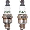 TORCH AC6RA set da 2 candele d'accensione per candele NGK CMR6A/1223,