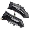 SAIBOL Fanale Fanalino Freccia Per Ford Per Fiesta Mk8 2018 2019 Per PUMA 2020 2 Pezzi LED Dynamic Turn Indicator Light Car Rear View Mirror LED Indicator Sequential Blinker luce Indicatore Direzione