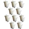 Herklotzn 10 filtri carburante KD350 3730096 per KD420 KD440 Lombardini 1963730096 BF7849 15LD 3LD 7 mm