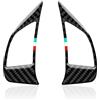 NYSFGOFJGOM Dell' Trim Per FIAT Per Grande Per Punto Per Punto Per Evo Per Punto Per Linea Adesivo per pannello di rivestimento del volante dell'auto Trim Sticker(Look in carbonio)