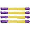 Akozon Cinghie di Fissaggio Ruote in Lega di Recupero per carichi Pesanti 4 Pezzi Fissaggio di Cinghie di Collegamento Rimorchio Trasportatore Giallo/Viola