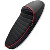 Generico Sella ITALKAST MONOPOSTO RED LINE COMPLETA adatto per Vespa 50 Special, Et3 Primavera