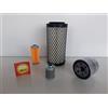 Motor Fun Sports Set di filtri (piccolo) compatibili con Yanmar SV 17 con motore 3TNV70 filtro olio, filtro aria, filtro carburante