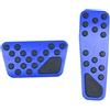 TETARI Copri Pedali Per Jeep Per Wrangler JK J8 Per TJL-J8 2007~2018 2015 In Acciaio Inox AT Acceleratore Freno A Gas Nessuna Foratura Pedale Copertura Pad Pedali Auto Poggiapiedi Auto (Colore : Blue)