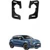RAEM RICAMBI AUTO Coppia Gommini Cappelliera Adatti per 500x dal 2014 in poi - Supporti Destro e Sinistro in Gomma per Mensola Posteriore - Fermi Fissaggio Copribagagli - Compatibili, Non Originali