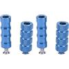 EIMSOAH Peg Cambio Moto, Peg Cambio Zigrinato Moto Antiscivolo Leva Cambio Leva Freno Pedane Pedale, Foro 6 Mm Pedane Freno Moto Poggiapiedi Pedale Universale per Pedane (Blu)