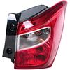 Ropaix Fanale Posteriore Per Suzuki S-Cross S Per Cross 2014 2015 SX4 2016 Paraurti Posteriore Auto Fanale Posteriore Con Lampadina Gruppo Fanale Posteriore(Outside R)