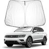 BIXUAN Parasole compatibile con VW Tiguan 2 L SWB LWB Allspace 2016-2024 Seat Tarraco 2019-2024 Ateca Arona SUV Skoda Karoq 2017-2024 Parabrezza Auto Copertura Anteriore Bloccata Copertura UV