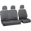Zakschneider Coprisedile per Fiat Scudo - Set di Coprisedili 1+2 - Colore Premium Grigio a Scacchi