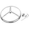 BID4ZE 5-3/4 pollici Bullet Style Chrome Headlamp Trim Per Harley Sportster 883/1200 2004-2023 Dyna (eccetto FXDF e FLD con faro da 7'') 1994-2023