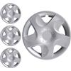 W-Parts SERIE 4 BORCHIE - 4 COPRICERCHI COPPE RUOTA 14 PER RENAULT TWINGO