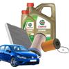 Somer Car Kit Tagliando compatibile con Golf 7 VII 1.6 2.0 TDI E GTD FILTRI + 5 LT Olio Edge LL 5w30