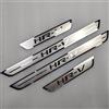 AFSNT 4 Pezzi Battitacco Auto per Honda HR-V III 2024 2023 2022 2021, Protezione Portiere Auto in Acciaio Inox Protezione Antigraffio per Pedale Accessori Auto