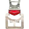 Generico Portatarga Pieghevole Beta RR 2021 2022 2023 2024 2025 Moto Motard Enduro Targa 50cc (Senza Verniciatura Con Faretto Rosso)