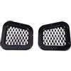 MWESUHN Cofano Vent Decorazione Finitura Laterale Decorativa Anteriore Cofano Copertura Scoop Flusso D'Aria Aspirazione Sfiato Compatibile Con Land Rover Per Defender 2004-2019(Size1)