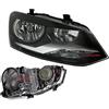 EASYSHOP24H Faro Fanale Proiettore Anteriore DX Destro Per Polo 6R da 2009 a 2013 H7 H7 Con Motore Regolazione Elettrica Gruppo Ottico Luce Fanalino