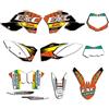 ENARUI Grafiche Adesivi Compatibili con 2007-2010 KTM 450 250 150 125 200 300 350 500 525 SX sxf e 2008-2011 KTM exc exc-f xcw