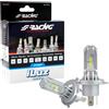 SIMONI RACING Z4 Led Conversion ILuz, Lampadine H4 - H19 a LED per Auto, 6500K luce Bianca