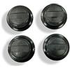 Generico Coprimozzi Panda 4x4 dal 1986 al 2003 borchie ruote 4 set nero copri mozzo kit 81101