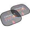 Red Bull Racing Red Bull Coppia Tendine laterali Powerbar Nero/Rosso per auto, protettive, resistenti e facili da installare, Dimensioni 38 cm x 43 cm
