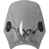 JUNOOS Parabrezza Per Moto Royal Enfield Per Bullet, Meteor, Classic 350 500, Interceptor 650, Continental GT 535 - Deflettore Del Parabrezza (Color: Light Grey)