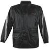 A-Pro Giacca Tuta Moto Antipioggia Impermeabile Antiacqua con Cappuccio Argento L