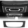 KUNGKIC Adesivo decorativo per interni dell'auto, in fibra di carbonio, per Renault Fluence Megane 3 RS 2009-2015 (nero)