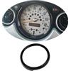 Generi Mini R50 R52 R53 2002 - 2006 set di accessori interni, anelli di copertura decorativi per Mini Cooper One/S/JCW R50 R52 R53 (tachimetro-nero lucido)