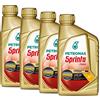 Petronas Kit 4X Sprinta Olio Motore 4T 100% Sintetico F900 10W-50 per Motori 4 Tempi - 4 Confezioni da 1 Litro