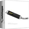 MOTOTOPGUN collettore open arrow thunder in alluminio nero con fondello in inox compatibile con yamaha yzf r125 r-125 2019 2020 mototopgun 51518aon*
