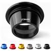 BXMoto Terminali di scarico terminale di copertura in alluminio CNC per Yamaha T-MAX 530 SX/DX 2017 2018 per Yamaha T-MAX 530 SX/DX 2017 2018