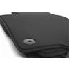 kh Teile Volkswagen - Tappetini in velluto per auto, modello VW Tiguan, qualità originale, confezione da 4 pezzi, colore: nero