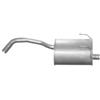 Generico Silenziatore Marmitta Terminale Posteriore FIAT Panda 1.1/1.2, 2003-2018, Compatibile con 40-51 KW