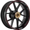 IRIDEA DESIGN adesivi cerchi moto racer rosso opaco compatibile con BMW F 900 R 900 2020-2022