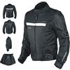 A-Pro, Giacca Oxford, da uomo, in tessuto, CE, Gilet Termico, Protezioni per moto, colore nero, taglia S
