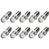 Ruiandsion - 10 lampadine LED 6 V BAX9S H6W 64132 38161 LED per interni auto cupola mappa targa luci
