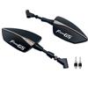 chaoxu For BMW F650GS 2000-2007 2003 2004 2005 2006 F650 F 650 GS Specchietti retrovisori laterali regolabili for motocicletta Specchietti retrovisori universali con(F650GS Silver)