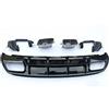 laiteaolin Alettone Paraurti Diffusore Posteriore per Mercedes W176 Classe A A180 A200 A250 Sport Edition con Punte di Scarico in Acciaio Inossidabile 15-17 A45 AMG ABS Spoiler Posteriore (Colore : Nero)