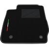 Somer Car Tappetino Auto SOLO LATO GUIDA 1pz compatibile con Ford Fiesta 2011-2017 | 1 tappeto su misura in moquette, bandiera Italia