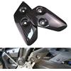 Generic Protezioni per talloni moto 100% in fibra di carbonio piastre di protezione per poggiapiedi per Yamaha MT07 FZ07 2013 2014 2015 2016 2017 2018 2019 2020 2021 2022 2023 2024
